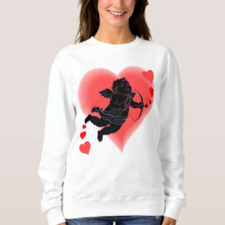 Valentine's Sweatshirts Lady's Cupid Love Shirts