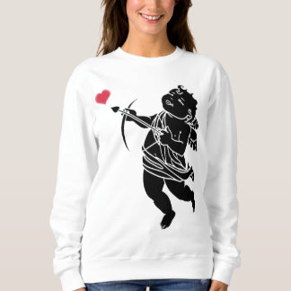 Valentine's Sweatshirts Lady's Cupid Love Shirts