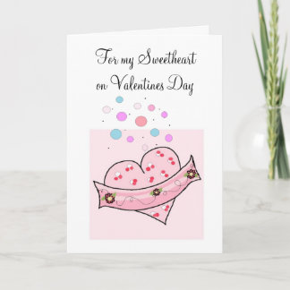 Valentines Sweetheart Holiday Card