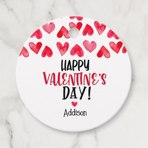Valentines Tag Modern Valentines Day Favor Clas Favor Tags