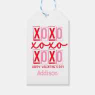 Valentine's Tag, Modern Valentine's Day Favor Clas Gift Tags