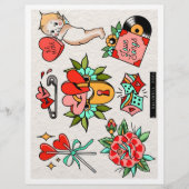 Valentines Tattoo Flash (Front)