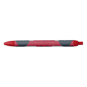 Valentine's Texture Design Black Ink Pen