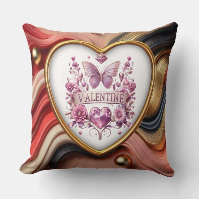 Valentine's  throw pillow (Front)