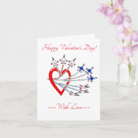 Valentine's Thunderbirds Card