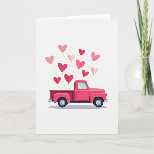Valentines Truck Card (Front)