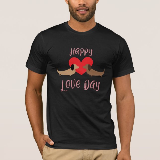 Valentine's Typography Quotes T-Shirt (Front)