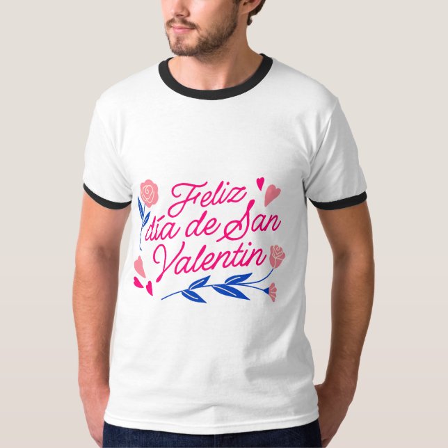 Valentine's Typography Sayings T-Shirt (Front)