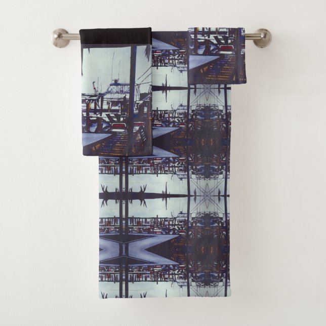 Valentine's View, Harbor Island, Bahamas Bath Towel Set (Insitu)