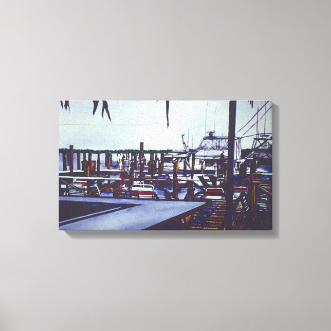 Valentine's View, Harbor Island Canvas Print (Front)