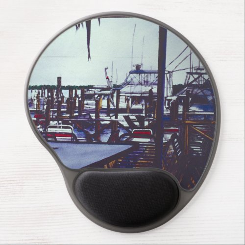 Valentines View Harbor Island Gel Mouse Pad