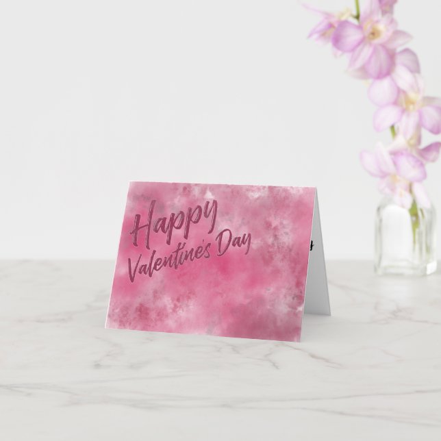 Valentine's Watercolor Card (Orchid)