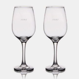 Valentine's Wine Glass 16 oz Standard