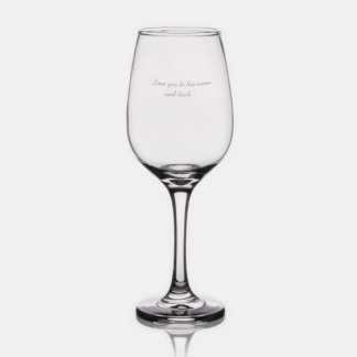 Valentine's Wine Glass 16 oz Standard
