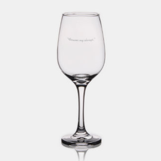 Valentine's Wine Glass 16 oz Standard