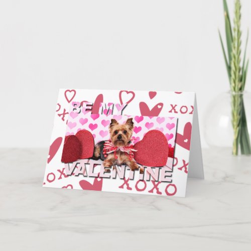 Valentines _ Yorkie _ Pixie Holiday Card