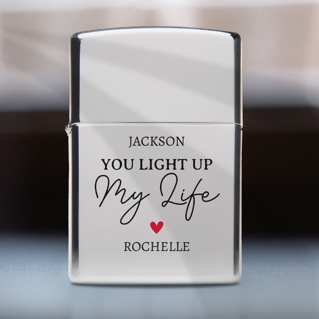 Valentines You Light Up My Life Zippo Lighter (Creator Uploaded)