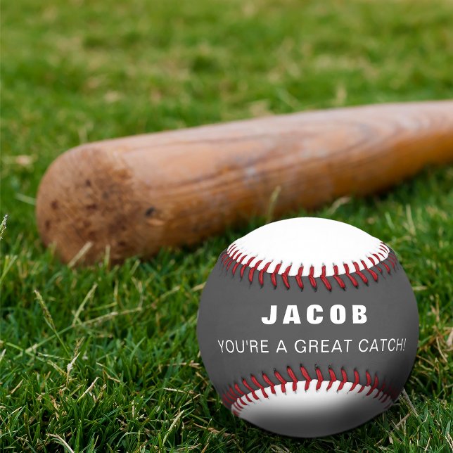 Valentines You're A Great Catch Personalized Baseball (Valentines You're A Great Catch Personalized Baseball)