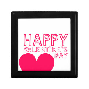 Valentine'scday Cute typography Gift Box