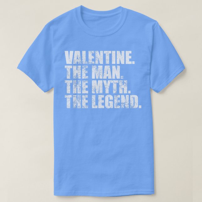 ValentineValentine Family name Valentine last Name T-Shirt (Design Front)
