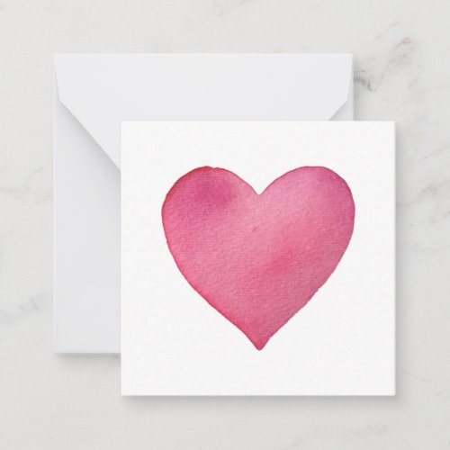 Valentins Day greeting card Note Card