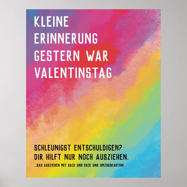 Valentinstag vergessen Poster (Front)