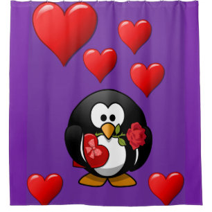 Valenttine's Day Shower Curtain