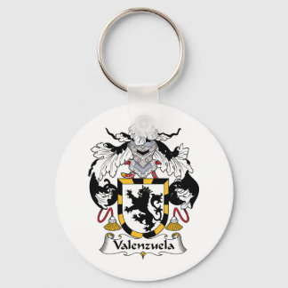 Valenzuela Family Crest Keychain