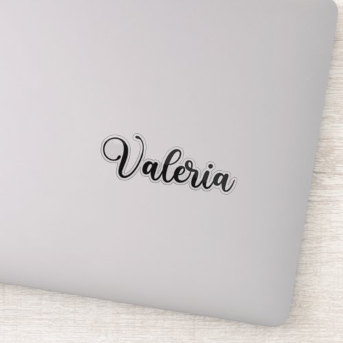 Valeria Name _ Handwritten Calligraphy Sticker