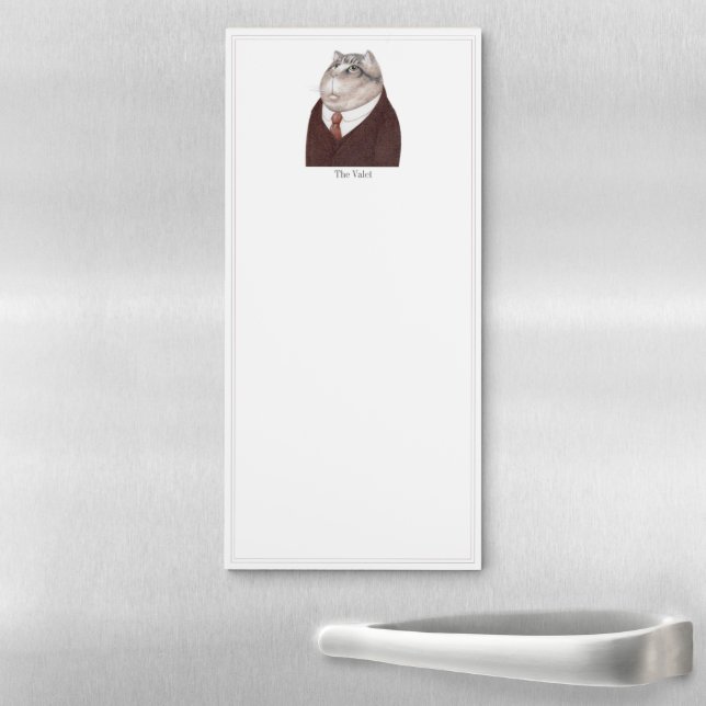 VALET CAT Magnetic Notepad  (In Situ)