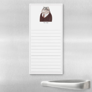 VALET CAT Magnetic Notepad + Lines