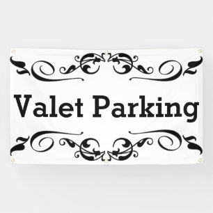 Valet Parking Banner