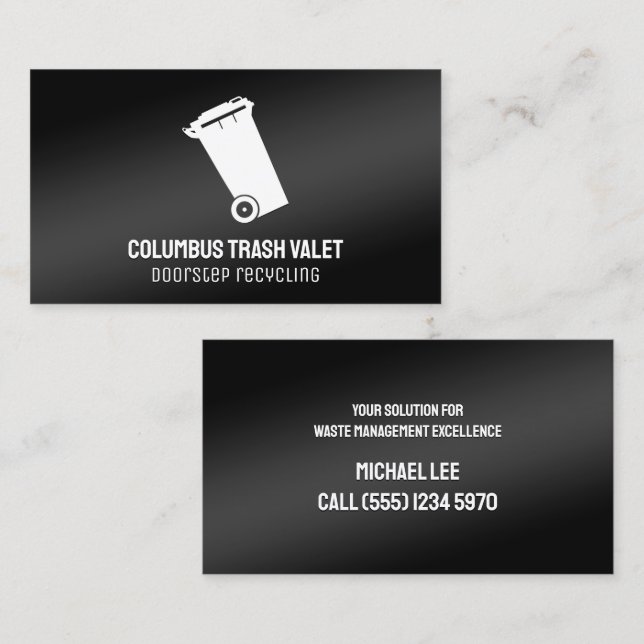 Valet Trash Business Card (Front/Back)
