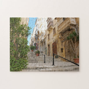Valetta Streetscape Malta. Jigsaw Puzzle