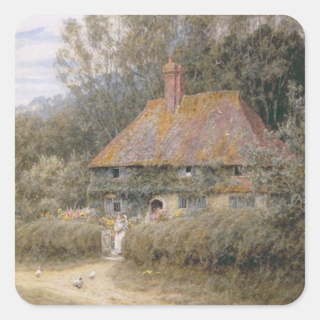 Valewood Farm under Blackwood, Surrey Square Sticker (Front)