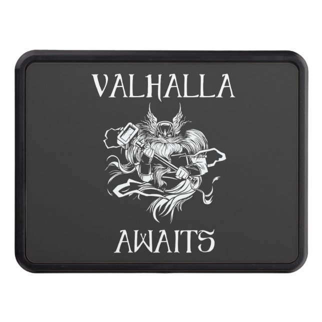  Valhalla Awaits  Hitch Cover (Front)