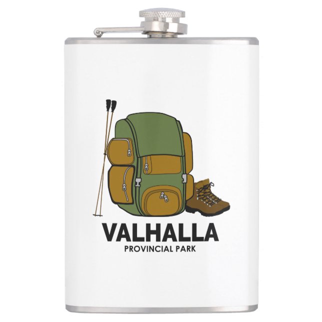 Valhalla Provincial Park Backpack Flask (Front)