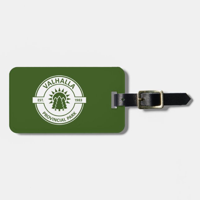 Valhalla Provincial Park Luggage Tag (Front Horizontal)