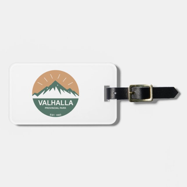 Valhalla Provincial Park Luggage Tag (Front Horizontal)