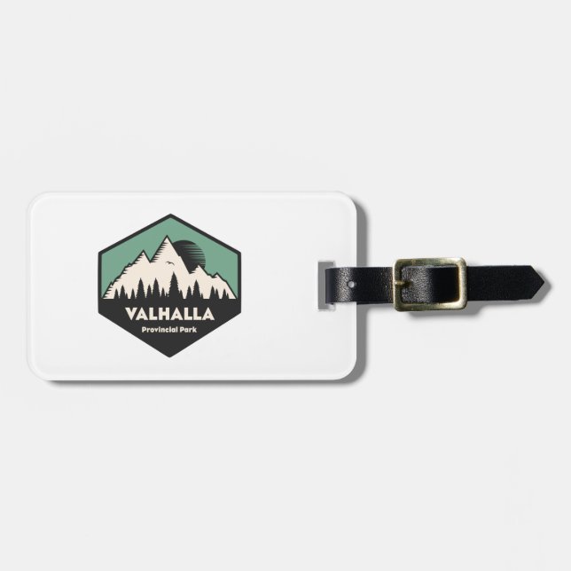 Valhalla Provincial Park Luggage Tag (Front Horizontal)