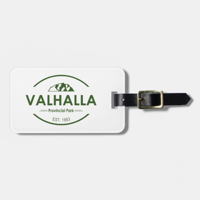 Valhalla Provincial Park Luggage Tag (Front Horizontal)