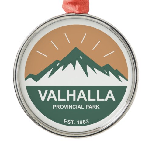 Valhalla Provincial Park Metal Ornament