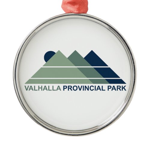 Valhalla Provincial Park Mountain Sun Metal Ornament
