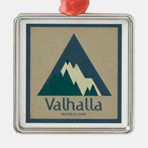Valhalla Provincial Park Rustic Metal Ornament