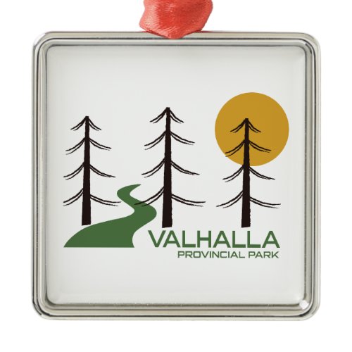 Valhalla Provincial Park Trail Metal Ornament