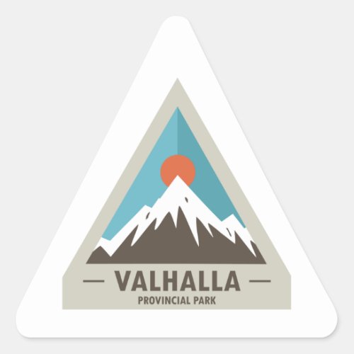 Valhalla Provincial Park Triangle Sticker