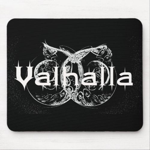 Valhalla _ the great hall where heroes belong  mouse pad