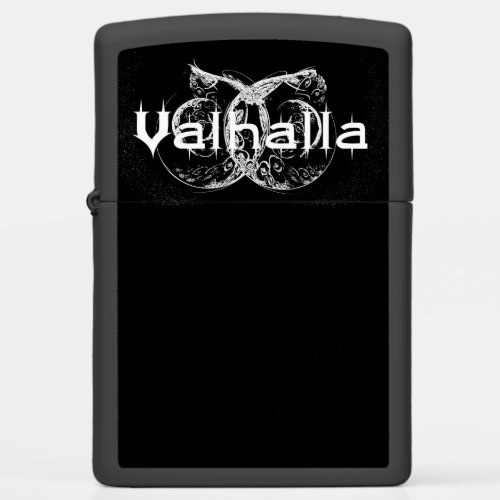 Valhalla _ the great hall where heroes belong  zippo lighter