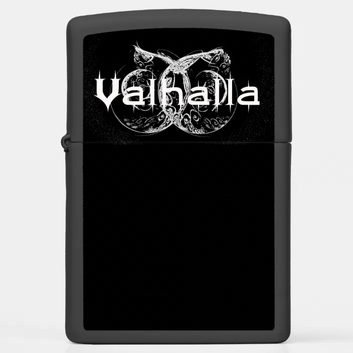 Valhalla The Great Hall Where Heroes Belong Zippo Lighter Zazzle Com