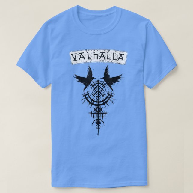 Valhalla Warriors Berserker Vikings Odin Ragnar 13 T-Shirt (Design Front)